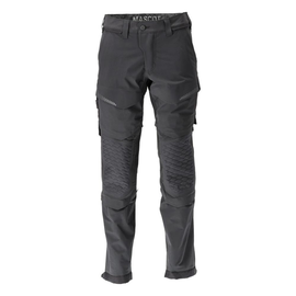 Hose mit Knietaschen, Damen / Gr.  76C56, Schwarz Produktbild