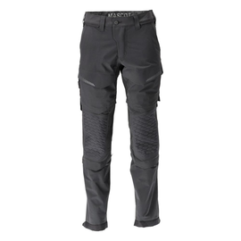 Hose mit Knietaschen, Damen / Gr.  82C34, Schwarz Produktbild