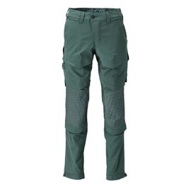 Hose mit Knietaschen, Damen / Gr.  76C56, Waldgrün Produktbild