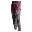 Hose mit Knietaschen, ULTIMATE STRETCH  / Gr. 82C60, Bordeaux/Anthrazitgrau Produktbild