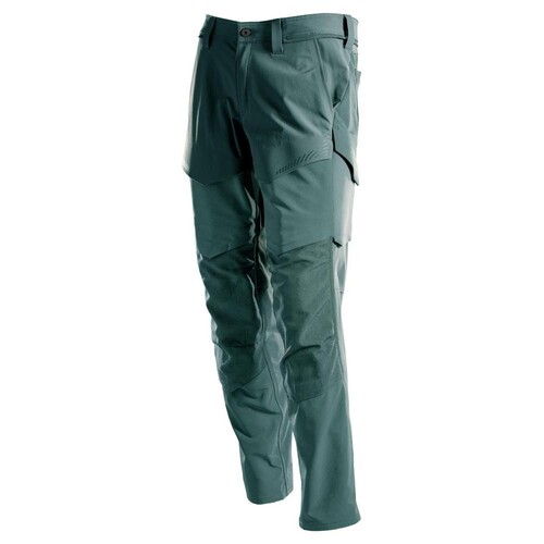 Hose mit Knietaschen, ULTIMATE STRETCH  / Gr. 82C44, Waldgrün Produktbild Front View L