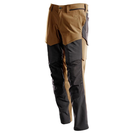 Hose mit Knietaschen, ULTIMATE STRETCH  / Gr. 76C58, Nussbraun/Schwarz Produktbild