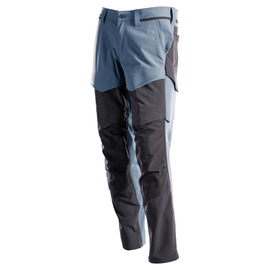 Hose mit Knietaschen, ULTIMATE STRETCH  / Gr. 90C47, Steinblau/Schwarzblau Produktbild