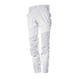 Hose mit Knietaschen / Gr. 76C45, Weiß Produktbild