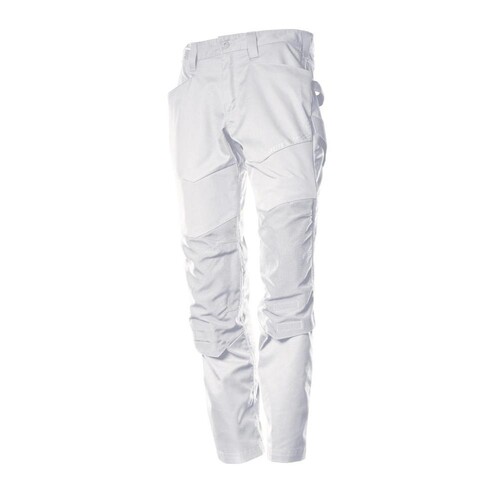 Hose mit Knietaschen / Gr. 90C52, Weiß Produktbild Front View L