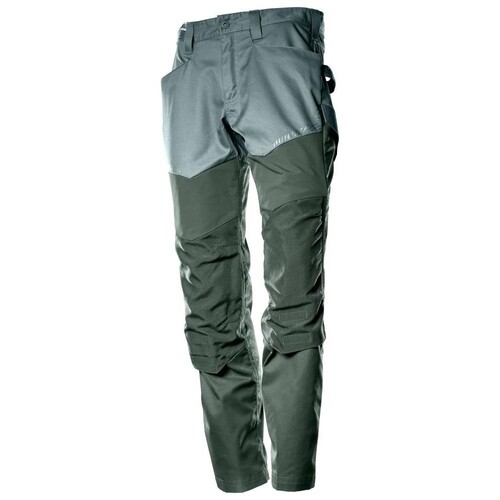 Hose mit Knietaschen / Gr. 90C60, Hell  Waldgrün/Waldgrün Produktbild Front View L