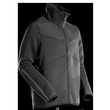 Fleecepullover mit Reißverschluss  Microfleecejacke / Gr. 4XL, Schwarz Produktbild