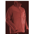 Fleecepullover mit Reißverschluss  Microfleecejacke / Gr. 4XL, Herbstrot Produktbild