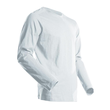 T-Shirt, Langarm, moderne Passform /  Gr. 4XL, Weiß Produktbild