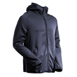 Fleecepullover, Kapuze, Reißverschluss  Microfleecejacke / Gr. 4XL, Schwarzblau Produktbild