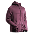 Fleecepullover, Kapuze, Reißverschluss  Microfleecejacke / Gr. 4XL, Bordeaux Produktbild