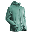 Fleecepullover, Kapuze, Reißverschluss  Microfleecejacke / Gr. 4XL, Waldgrün Produktbild