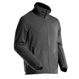Microfleece Pullover mit Reißverschluss  Microfleecejacke / Gr. 3XL, Schwarz Produktbild