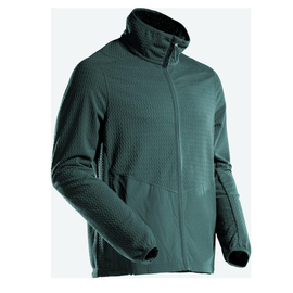 Microfleece Pullover mit Reißverschluss  Microfleecejacke / Gr. 3XL, Waldgrün Produktbild