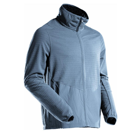 Microfleece Pullover mit Reißverschluss  Microfleecejacke / Gr. 3XL, Steinblau Produktbild