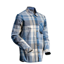 Hemd aus Flanell, kariert / Gr. XS,  Schwarzblau-kariert Produktbild