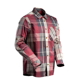 Hemd aus Flanell, kariert / Gr. XS,  Bordeaux-kariert Produktbild