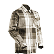 Hemd aus Flanell, kariert / Gr. 4XL,  Dunkel Sandbeige-kariert Produktbild
