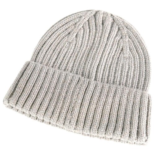 Strickmütze / Gr. ONE, Silbergrau Produktbild Front View L