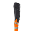 Hose mt Knietaschen, ULTIMATE STRETCH /  Gr. 90C60, Schwarzblau/Hi-vis Orange Produktbild Additional View 3 S
