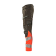 Hose mt Knietaschen, ULTIMATE STRETCH /  Gr. 82C46, Dunkelanthrazit/Hi-vis Rot Produktbild Additional View 1 S