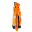 Jacke, Stretch-Einsätze Arbeitsjacke /  Gr. 4XL, Hi-vis Orange/Schwarzblau Produktbild Additional View 3 S
