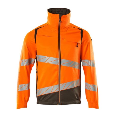 Jacke, Stretch-Einsätze Arbeitsjacke /  Gr. 4XL, Hi-vis Orange/Dunkelanthrazit Produktbild