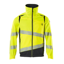 Jacke, Stretch-Einsätze Arbeitsjacke /  Gr. 4XL, Hi-vis Gelb/Schwarzblau Produktbild