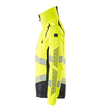 Jacke, Stretch-Einsätze Arbeitsjacke /  Gr. 4XL, Hi-vis Gelb/Schwarzblau Produktbild Additional View 1 S
