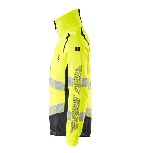 Jacke, Stretch-Einsätze Arbeitsjacke /  Gr. 4XL, Hi-vis Gelb/Schwarzblau Produktbild Additional View 1 L
