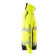 Jacke, Stretch-Einsätze Arbeitsjacke /  Gr. 4XL, Hi-vis Gelb/Schwarzblau Produktbild Additional View 3 S