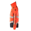 Jacke, Stretch-Einsätze Arbeitsjacke /  Gr. 4XL, Hi-vis Rot/Schwarzblau Produktbild Additional View 1 S