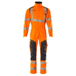 Overall, Knietaschen, Stretch-Einsätze  Kombination / Gr. 4XL, Hi-vis  Orange/Schwarzblau Produktbild