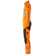 Overall, Knietaschen, Stretch-Einsätze  Kombination / Gr. XL, Hi-vis  Orange/Schwarzblau Produktbild Additional View 1 S