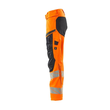 Hose, Damen,DIAMOND,  Knietaschen,Stretch / Gr. 82C54, Hi-vis  Orange/Schwarzblau Produktbild Additional View 1 S