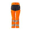 Hose, Damen,DIAMOND,  Knietaschen,Stretch / Gr. 82C54, Hi-vis  Orange/Schwarzblau Produktbild Additional View 2 S