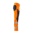 Hose, Damen,DIAMOND,  Knietaschen,Stretch / Gr. 82C54, Hi-vis  Orange/Schwarzblau Produktbild Additional View 3 S