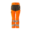 Hose, Damen,DIAMOND,  Knietaschen,Stretch / Gr. 82C54, Hi-vis  Orange/Dunkelanthrazit Produktbild Additional View 2 S