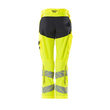 Hose, Damen,DIAMOND,  Knietaschen,Stretch / Gr. 82C54, Hi-vis  Gelb/Schwarzblau Produktbild Additional View 2 S
