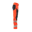Hose, Damen,DIAMOND,  Knietaschen,Stretch / Gr. 82C54, Hi-vis  Rot/Schwarzblau Produktbild Additional View 3 S