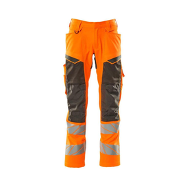 Hose mit Knietaschen, Stretch-Einsätze  / Gr. 82C50, Hi-vis  Orange/Dunkelanthrazit Produktbild