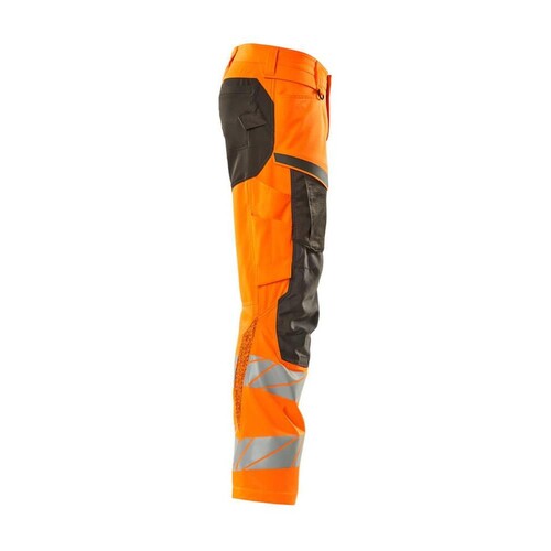 Hose mit Knietaschen, Stretch-Einsätze  / Gr. 82C52, Hi-vis  Orange/Dunkelanthrazit Produktbild Additional View 3 L