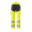 Hose mit Knietaschen, Stretch-Einsätze  / Gr. 82C52, Hi-vis Gelb/Schwarzblau Produktbild Additional View 2 S