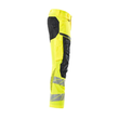 Hose mit Knietaschen, Stretch-Einsätze  / Gr. 82C52, Hi-vis Gelb/Schwarzblau Produktbild Additional View 3 S