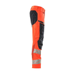 Hose mit Knietaschen, Stretch-Einsätze  / Gr. 82C44, Hi-vis Rot/Schwarzblau Produktbild Additional View 3 S