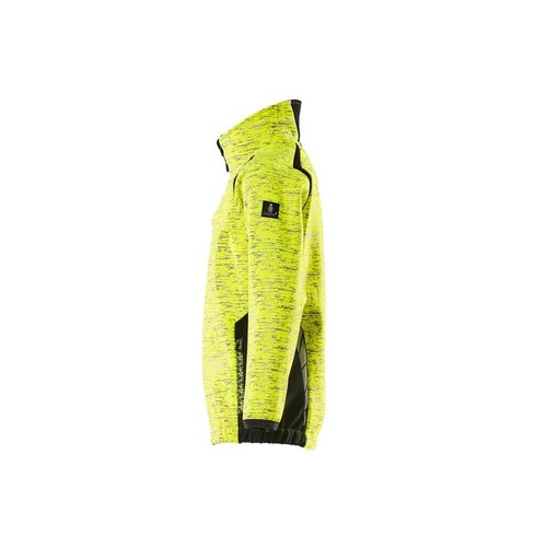 Soft Shell Jacke, Kinder, Reflexeffekte  Soft Shell Jacke für Kinder / Gr. 164,  Hi-vis Gelb/Schwarz Produktbild Additional View 1 L