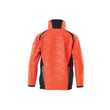 Soft Shell Jacke, Kinder, Reflexeffekte  Soft Shell Jacke für Kinder / Gr. 140,  Hi-vis Rot/Schwarzblau Produktbild Additional View 2 S