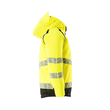 Winterjacke für Kinder,CLI-Futter / Gr.  104, Hi-vis Gelb/Schwarz Produktbild Additional View 3 S