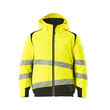 Winterjacke für Kinder,CLI-Futter / Gr.  152, Hi-vis Gelb/Schwarz Produktbild