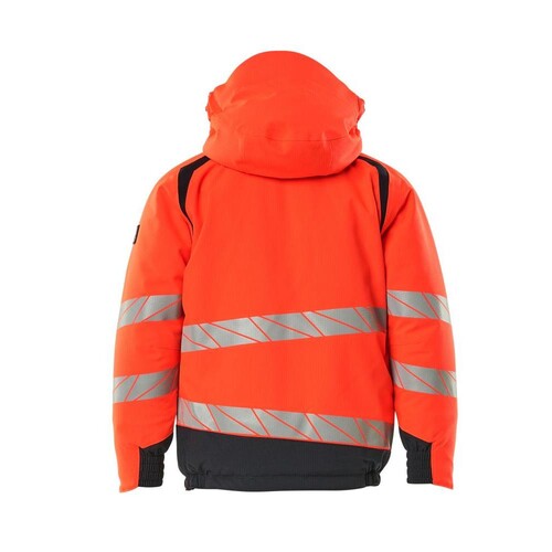 Winterjacke für Kinder,CLI-Futter / Gr.  104, Hi-vis Rot/Schwarzblau Produktbild Additional View 2 L